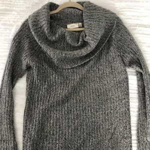 Cowl Neck Gray Sweater S/M
